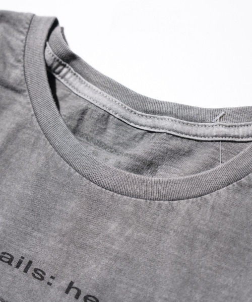 C.E.L.STORE(セルストア)の「THRIFTY LOOK / スリフティールック PIGMENT"NINE INCH NAILS"TEE ナインインチネイルズ バンドTシャツ ピグメント加工(Tシャツ/カットソー・メンズ・ブラック・X-LARGE/LARGE/MEDIUM)」の3枚目の写真
