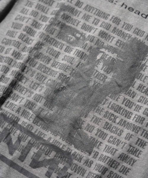 C.E.L.STORE(セルストア)の「THRIFTY LOOK / スリフティールック PIGMENT"NINE INCH NAILS"TEE ナインインチネイルズ バンドTシャツ ピグメント加工(Tシャツ/カットソー・メンズ・ブラック・X-LARGE/LARGE/MEDIUM)」の5枚目の写真