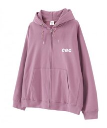 chancechance（チャンスチャンス）の「CEC ZIP-UP フードパーカー（ピンク/裏起毛）（パーカー）」