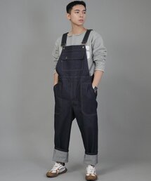 SAINTCREW（セントクルー）の「Deck Wide Bib Fatigue Tapered Overalls WFT-602 Denim Indigo（サロペット/オーバーオール・メンズ）」