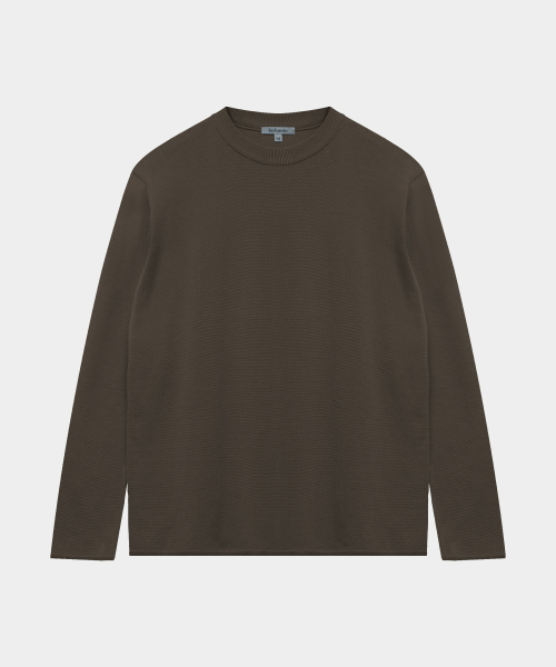 BIRBANTE(ビルバンテ)の「ミラノウォッシャブルラウンドニット - ブラウン(ニット/セーター・メンズ・ブラウン・SMALL/MEDIUM/LARGE)」の2枚目の写真
