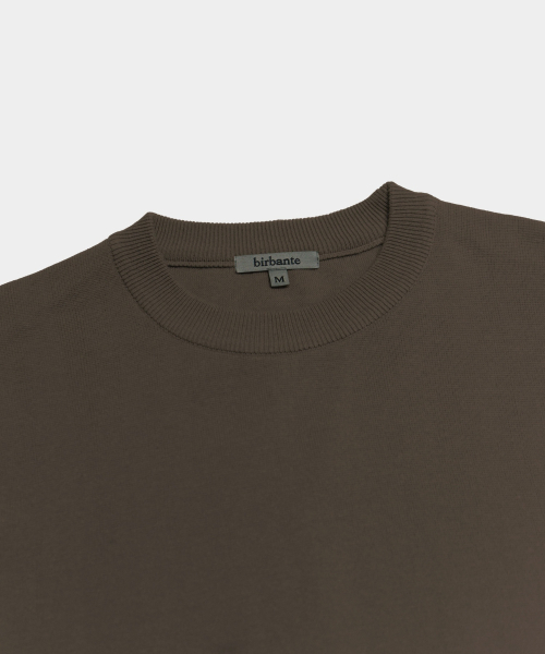 BIRBANTE(ビルバンテ)の「ミラノウォッシャブルラウンドニット - ブラウン(ニット/セーター・メンズ・ブラウン・SMALL/MEDIUM/LARGE)」の4枚目の写真