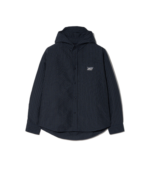 KIJUN MEN(キジュンメンズ)の「Check Hoodie Shirt Navy(その他アウター・メンズ・その他・MEDIUM/LARGE/X-LARGE)」の2枚目の写真