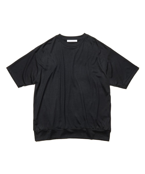 SOPHNET.(ソフネット)の「WASHABLE WOOL S/S TOP(Tシャツ/カットソー・メンズ・グリーン/ブラウン/ライトグレー/ブラック・4/3/2/5/1)」の2枚目の写真