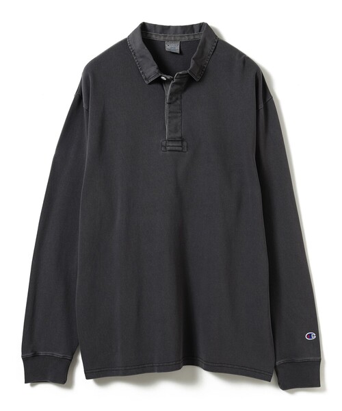 Champion(チャンピオン)の「【別注】Champion / Rugger Shirt(ポロシャツ・メンズ・グリーン/ブラック・L/M/S/XL)」の8枚目の写真