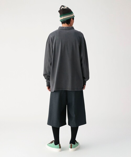 Champion（チャンピオン）の「【別注】Champion / Rugger Shirt（ポロシャツ・メンズ・グリーン/ブラック・L/M/S/XL）」の11枚目の写真