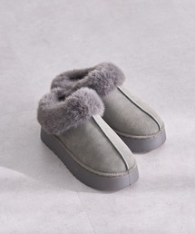 Green　Parks | ・minia フェイクムートンスリッポン(ブーツ)