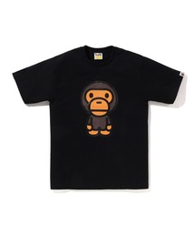 A BATHING APE(�A�x�C�V���O�G�C�v)��GLITTER BIG BABY MILO TEE(T�V���c/�J�b�g�\�[)