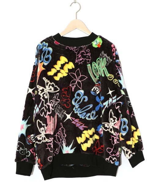 ScoLar（スカラー）の「153780：3柄展開両面フランネルプルオーバー（Tシャツ/カットソー・レディース・オレンジ/ブラック/ブルー・M）」の14枚目の写真