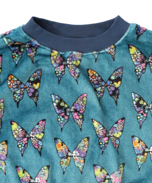 ScoLar（スカラー）の「153780：3柄展開両面フランネルプルオーバー（Tシャツ/カットソー・レディース・オレンジ/ブラック/ブルー・M）」の20枚目の写真