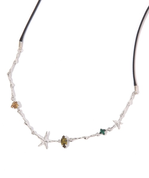 niko and...(ニコアンド)の「スターコードMIXネックレス(ネックレス・レディース・グレー/イエロー・0)」の2枚目の写真