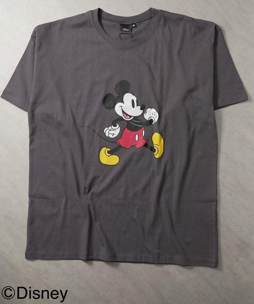 Disney（ディズニー）の「【Disney/ディズニー】プリント オーバーサイズ Tシャツ（Tシャツ/カットソー・メンズ・ネイビー/グレー系その他/ベージュ/ホワイト系その他/チャコール/杢グレー/オフホワイト/ダークグリーン・MEDIUM/LARGE/X-LARGE）」の6枚目の写真
