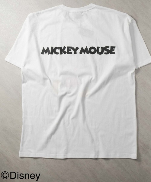 Disney（ディズニー）の「【Disney/ディズニー】プリント オーバーサイズ Tシャツ（Tシャツ/カットソー・メンズ・ネイビー/グレー系その他/ベージュ/ホワイト系その他/チャコール/杢グレー/オフホワイト/ダークグリーン・MEDIUM/LARGE/X-LARGE）」の18枚目の写真