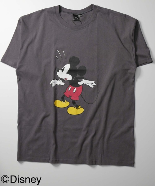 Disney（ディズニー）の「【Disney/ディズニー】プリント オーバーサイズ Tシャツ（Tシャツ/カットソー・メンズ・ネイビー/グレー系その他/ベージュ/ホワイト系その他/チャコール/杢グレー/オフホワイト/ダークグリーン・MEDIUM/LARGE/X-LARGE）」の14枚目の写真