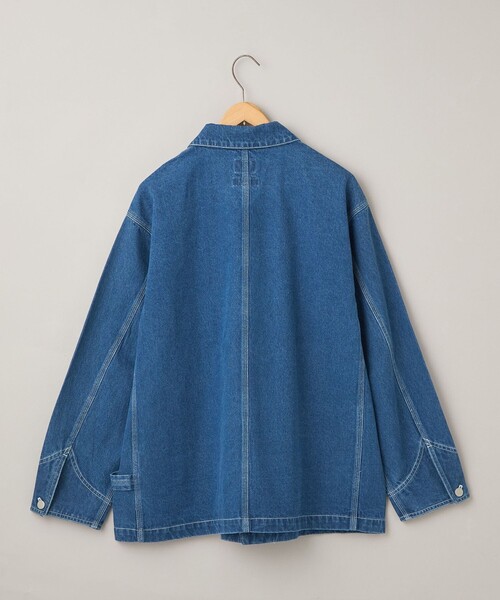 SMITH'S(スミス)の「SMITH’S(スミス)別注ワークジャケット(デニムジャケット・メンズ・ネイビー/オフホワイト/コバルトブルー・S/M/L/XL)」の4枚目の写真