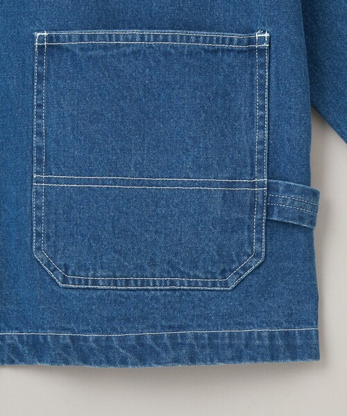 SMITH'S(スミス)の「SMITH’S(スミス)別注ワークジャケット(デニムジャケット・メンズ・ネイビー/オフホワイト/コバルトブルー・S/M/L/XL)」の7枚目の写真