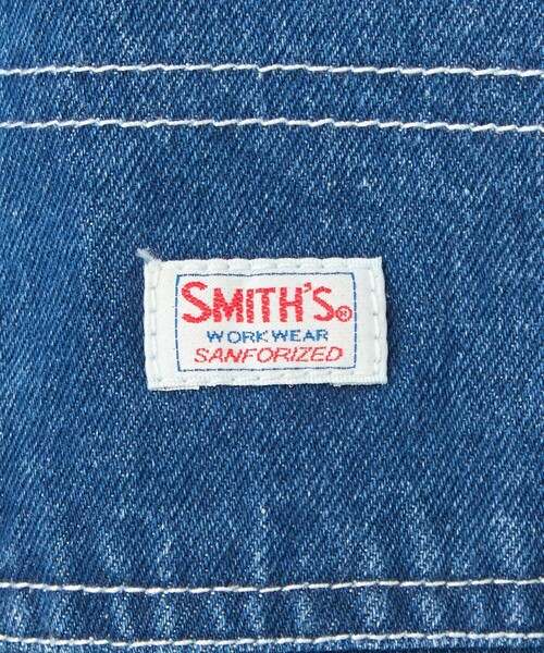 SMITH'S(スミス)の「SMITH’S(スミス)別注ワークジャケット(デニムジャケット・メンズ・ネイビー/オフホワイト/コバルトブルー・S/M/L/XL)」の9枚目の写真