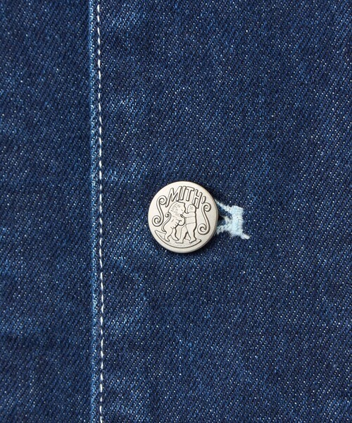 SMITH'S(スミス)の「SMITH’S(スミス)別注ワークジャケット(デニムジャケット・メンズ・ネイビー/オフホワイト/コバルトブルー・S/M/L/XL)」の15枚目の写真