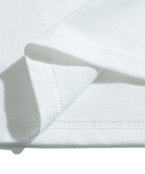 Starting Over(スターティングオーバー)の「short length one point embroidery crew neck long-sleeved T-shirt/ショートレングス ワンポイント シシュウ クルーネック ロングスリーブTシャツ 短丈 ロンT(Tシャツ/カットソー・メンズ・ブラック/グレー系その他/ホワイト・M/L)」の9枚目の写真