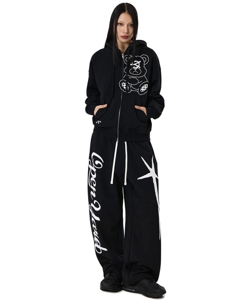 OY(オーワイ)の「『OY/オーワイ』BIG DOLLY HOODIE ZIP UP/ビッグドリージップアップパーカー(パーカー・レディース・ブラック・L/M)」の5枚目の写真