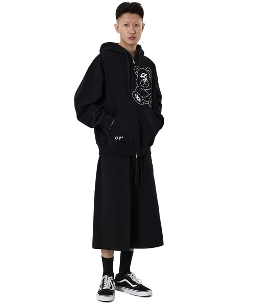 OY(オーワイ)の「『OY/オーワイ』BIG DOLLY HOODIE ZIP UP/ビッグドリージップアップパーカー(パーカー・レディース・ブラック・L/M)」の6枚目の写真