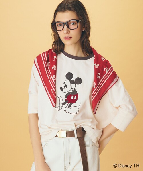 ディズニー】ミッキーマウス／リンガードルマンTシャツ（Tシャツ