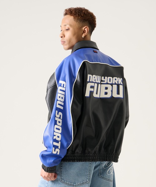 セール】FUBU フブ ブランド Faux Leather Jacket / フェイクレザー