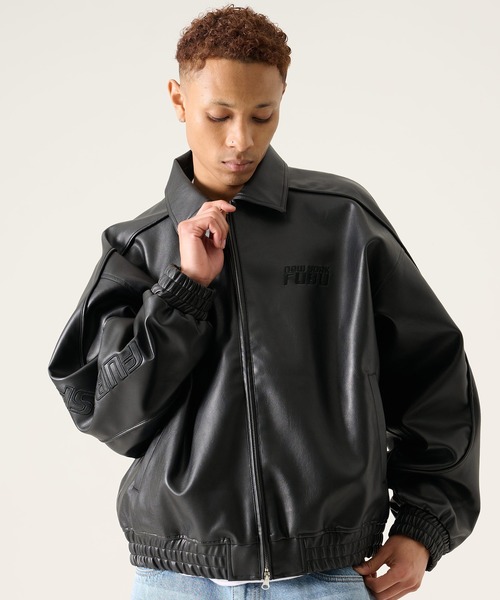 セール】FUBU フブ ブランド Faux Leather Jacket / フェイクレザー