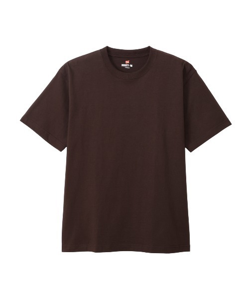 HANES(ヘインズ)の「【HANES/ヘインズ】BEEFY T-SHIRT 1P(Tシャツ/カットソー・メンズ・ダークグリーン/ブラック/ホワイト/ダークブラウン/インディゴブルー/プラム・S/M/XL/L)」の3枚目の写真