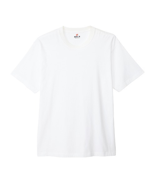 HANES(ヘインズ)の「【HANES/ヘインズ】BEEFY T-SHIRT 1P(Tシャツ/カットソー・メンズ・ダークグリーン/ブラック/ホワイト/ダークブラウン/インディゴブルー/プラム・S/M/XL/L)」の1枚目の写真