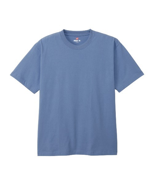 HANES(ヘインズ)の「【HANES/ヘインズ】BEEFY T-SHIRT 1P(Tシャツ/カットソー・メンズ・ダークグリーン/ブラック/ホワイト/ダークブラウン/インディゴブルー/プラム・S/M/XL/L)」の5枚目の写真