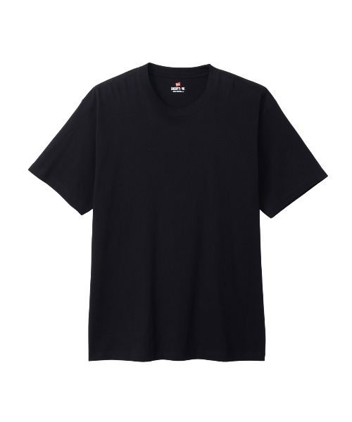 HANES(ヘインズ)の「【HANES/ヘインズ】BEEFY T-SHIRT 1P(Tシャツ/カットソー・メンズ・ダークグリーン/ブラック/ホワイト/ダークブラウン/インディゴブルー/プラム・S/M/XL/L)」の2枚目の写真