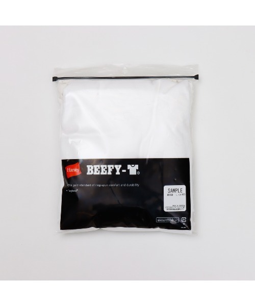HANES(ヘインズ)の「【HANES/ヘインズ】BEEFY T-SHIRT 1P(Tシャツ/カットソー・メンズ・ダークグリーン/ブラック/ホワイト/ダークブラウン/インディゴブルー/プラム・S/M/XL/L)」の11枚目の写真