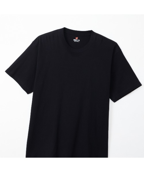 HANES(ヘインズ)の「【HANES/ヘインズ】BEEFY T-SHIRT 1P(Tシャツ/カットソー・メンズ・ダークグリーン/ブラック/ホワイト/ダークブラウン/インディゴブルー/プラム・S/M/XL/L)」の12枚目の写真