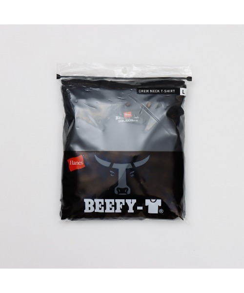 HANES(ヘインズ)の「【HANES/ヘインズ】BEEFY T-SHIRT 1P(Tシャツ/カットソー・メンズ・ダークグリーン/ブラック/ホワイト/ダークブラウン/インディゴブルー/プラム・S/M/XL/L)」の15枚目の写真