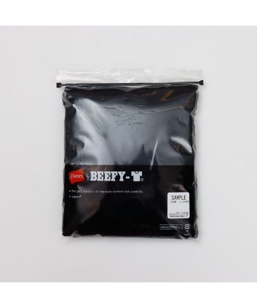 HANES(ヘインズ)の「【HANES/ヘインズ】BEEFY T-SHIRT 1P(Tシャツ/カットソー・メンズ・ダークグリーン/ブラック/ホワイト/ダークブラウン/インディゴブルー/プラム・S/M/XL/L)」の16枚目の写真
