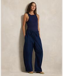 POLO RALPH LAUREN | コットン カーブド テーパード ドローストリング パンツ(その他パンツ)