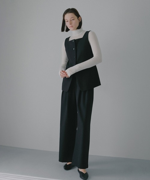 SQUARE NECK GILET SET UP（サロペット/オーバーオール）｜MANOF