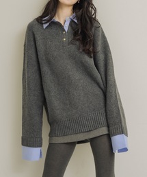 NEUNA | レイヤードオーバースプリングトップス(ニット/セーター)