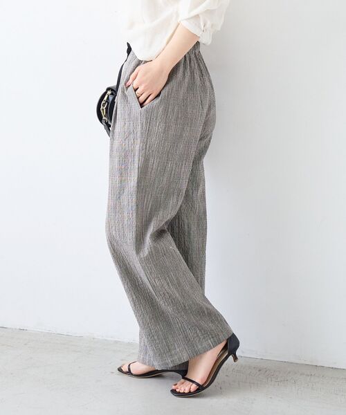 le.coeur blanc（ルクールブラン）の「グレンチェックスラブパンツ（その他パンツ・レディース・ブラウン系その他2/ブラック系その他・38/36）」の6枚目の写真