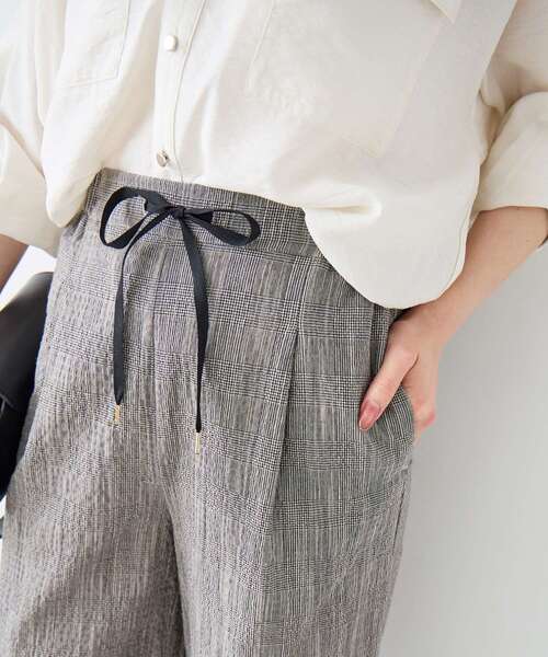 le.coeur blanc（ルクールブラン）の「グレンチェックスラブパンツ（その他パンツ・レディース・ブラウン系その他2/ブラック系その他・38/36）」の10枚目の写真