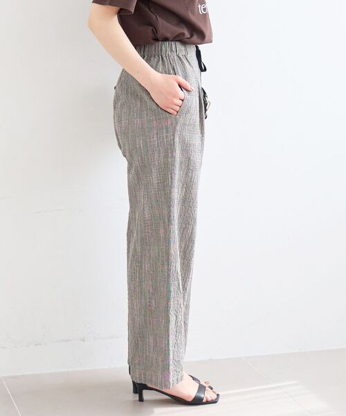 le.coeur blanc（ルクールブラン）の「グレンチェックスラブパンツ（その他パンツ・レディース・ブラウン系その他2/ブラック系その他・38/36）」の10枚目の写真