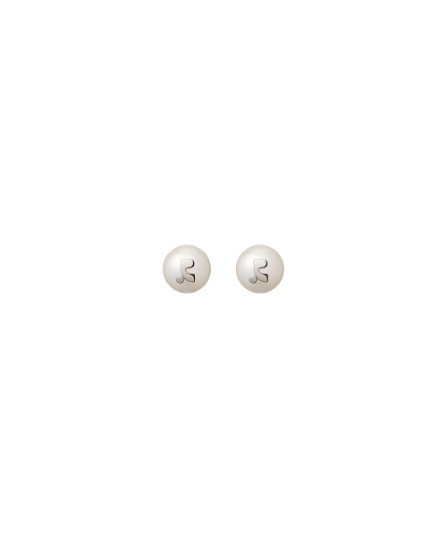 Rest&Recreation（レストアンドレクリエーション）の「LOGO PEARL EARRING - SILVER（ピアス（両耳用）・レディース・その他・S/M）」の3枚目の写真