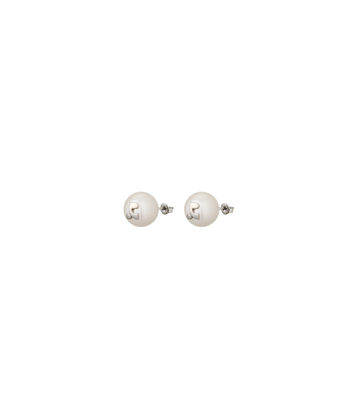 Rest&Recreation（レストアンドレクリエーション）の「LOGO PEARL EARRING - SILVER（ピアス（両耳用）・レディース・その他・S/M）」の4枚目の写真