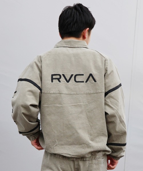 RVCA(ルーカ)の「RVCA/ルーカ MSK CT JKT ジャケット BG041752(その他アウター・メンズ・ブラック系その他/グリーン系その他・S/L/M)」の2枚目の写真