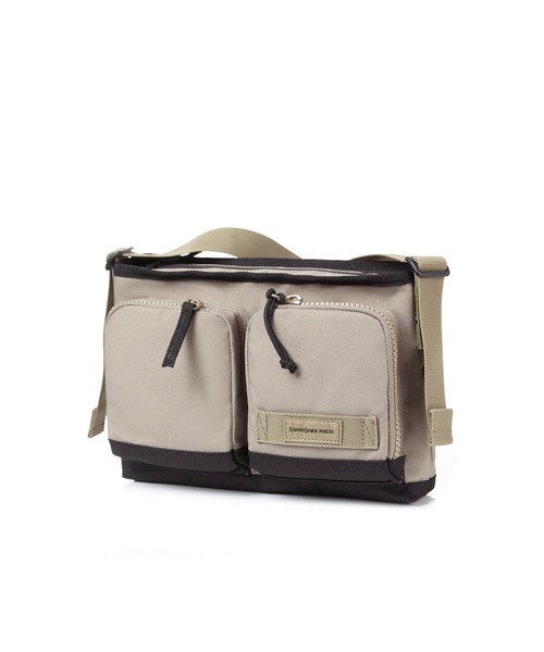 Samsonite(サムソナイト)の「サムソナイトレッド ENDERBY クロスバッグ(ボディバッグ/ウエストポーチ・メンズ・サンドベージュ/ブラック/グレー・ONE SIZE)」の3枚目の写真