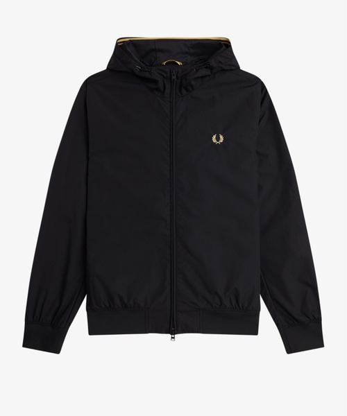 FRED PERRY（フレッドペリー）の「Hooded Brentham Jacket／フードブレンサムジャケット（ブルゾン・メンズ・ブラック・L/M/S）」の14枚目の写真