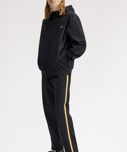 FRED PERRY（フレッドペリー）の「Hooded Brentham Jacket／フードブレンサムジャケット（ブルゾン・メンズ・ブラック・L/M/S）」の8枚目の写真