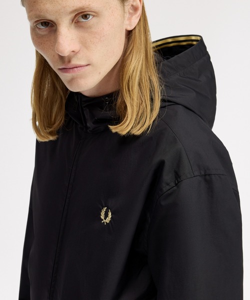 FRED PERRY（フレッドペリー）の「Hooded Brentham Jacket／フードブレンサムジャケット（ブルゾン・メンズ・ブラック・L/M/S）」の11枚目の写真