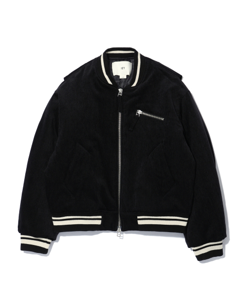 IEY(アイイーワイ)の「VELVET ZIP BOMBER JACKET Black(ブルゾン・メンズ・その他・M)」の1枚目の写真
